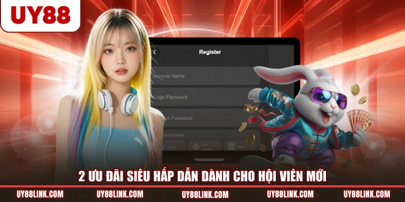 Đăng Ký UY88 - Quy Trình Chuẩn Giúp Hoàn Thành Nhanh 2 ưu đãi siêu hấp dẫn dành cho hội viên mới