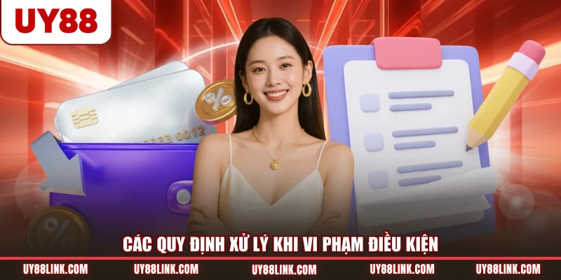 Điều Khoản Và Điều Kiện Các quy định xử lý khi vi phạm điều kiện