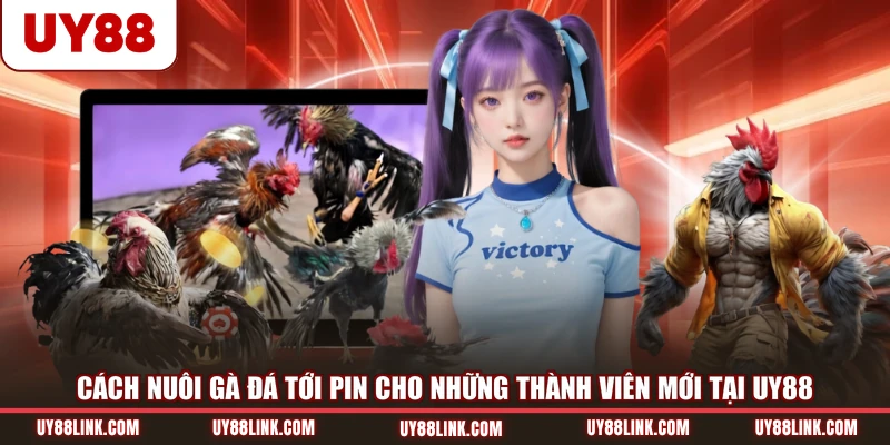 Cách Nuôi Gà Đá Tới Pin Cho Những Thành Viên Mới Tại UY88 Cách Nuôi Gà Đá Tới Pin Cho Những Thành Viên Mới Tại UY88