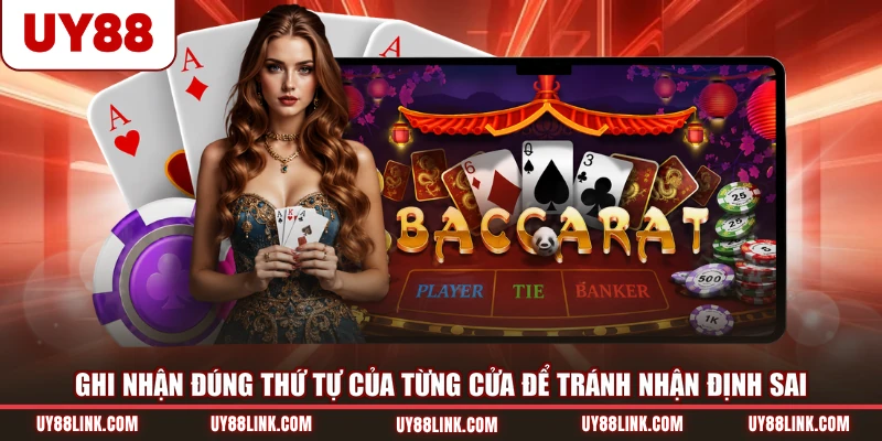 Ghi nhận đúng thứ tự của từng cửa để tránh nhận định sai