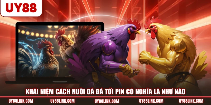 Cách Nuôi Gà Đá Tới Pin Cho Những Thành Viên Mới Tại UY88 Khái niệm cách nuôi gà đá tới pin có nghĩa là như nào